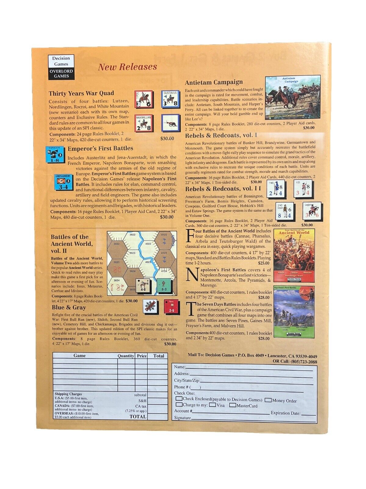 Strategy & Tactics Tabletop Wargame Magazine #178 First Blood: Guadalcanal