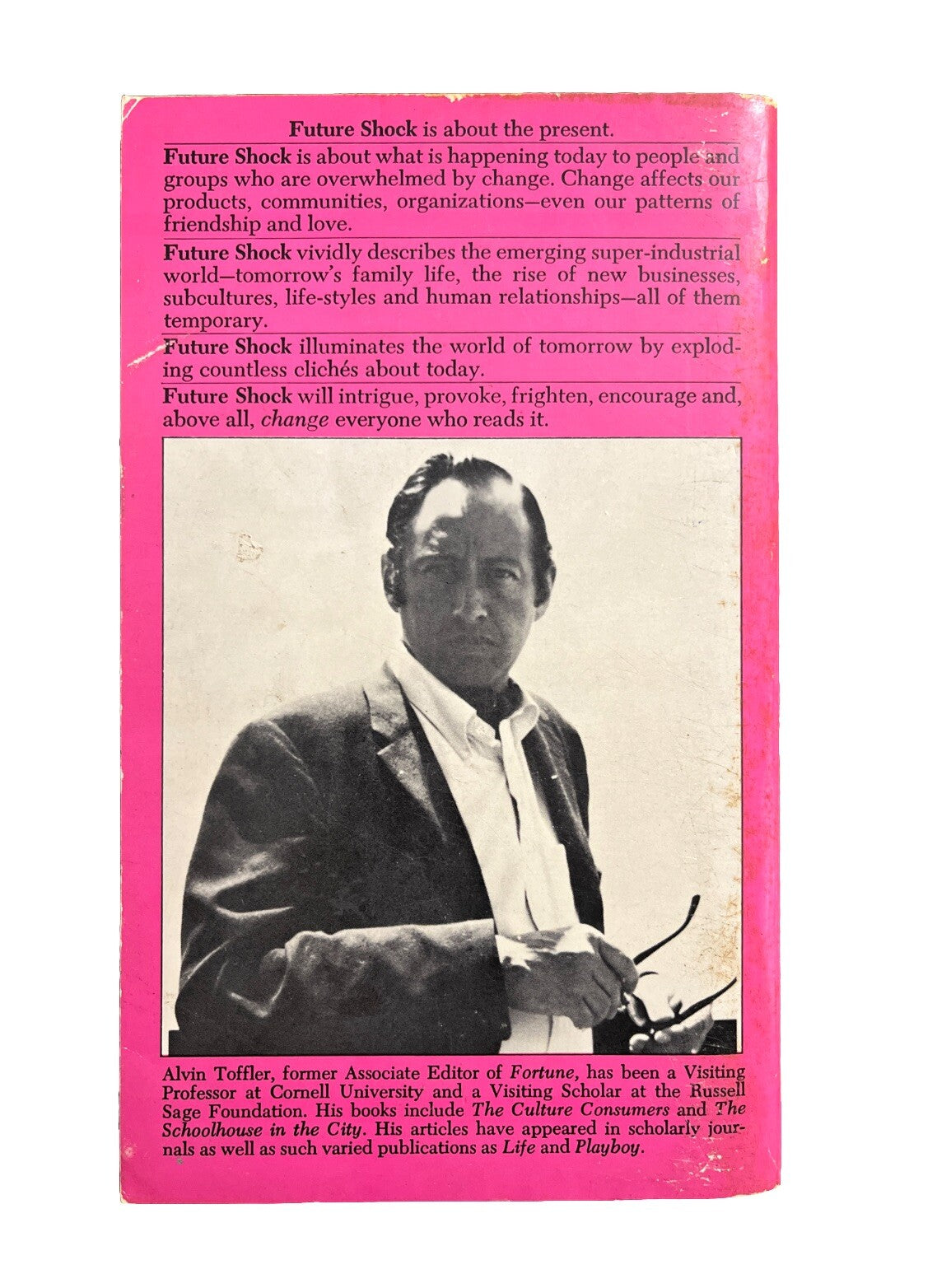 Classic Collectable Science Fiction Book Future Shock by Alvin Toffler