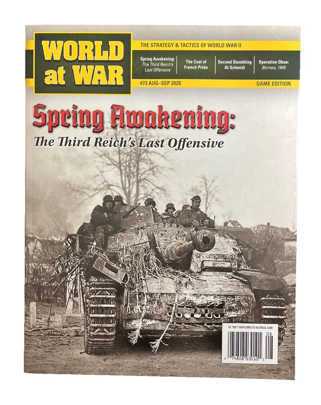 Vintage World At War Board Game Magazine #73 Aug-Sep 2020 - Spring Awakening