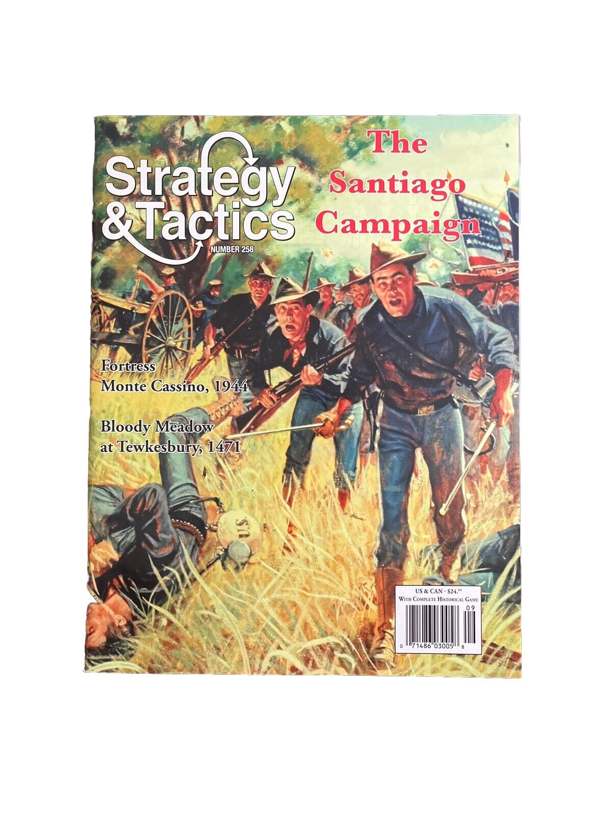 Strategy & Tactics Wargame Magazine #258 With Board Game - The Santiago Campaign