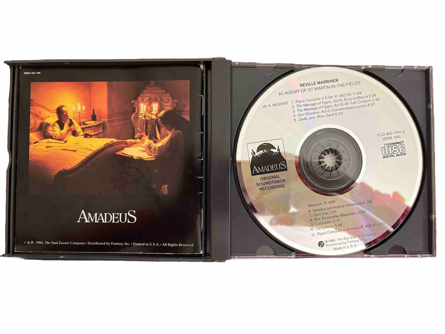 Amadeus (Original Soundtrack) by O.S.T. (CD, 1984）