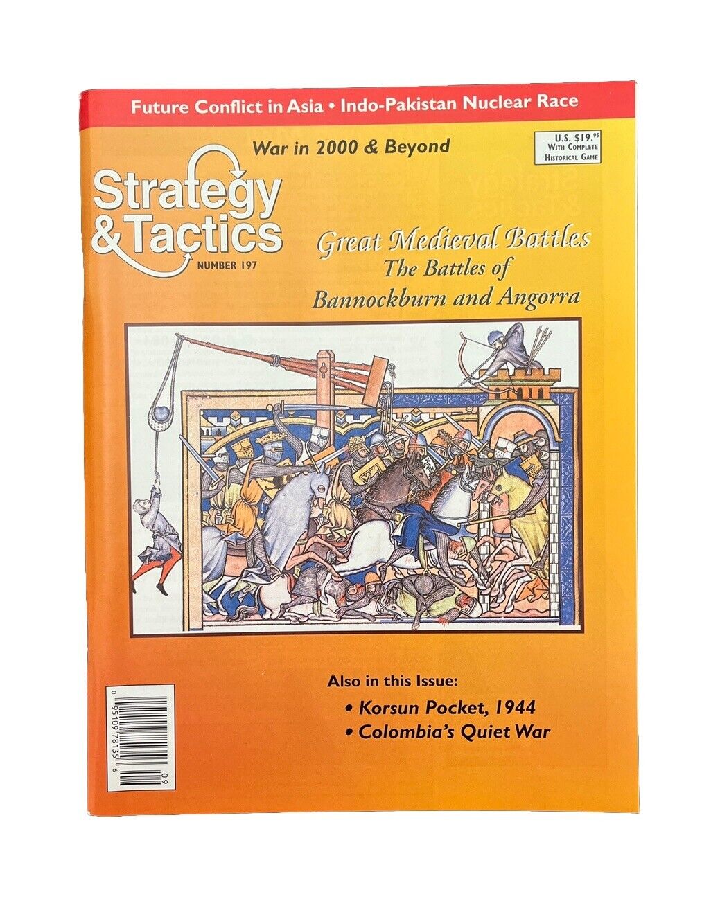Strategy & Tactics Wargame Magazine #197 The Battle Of Bannockburn And Angorra