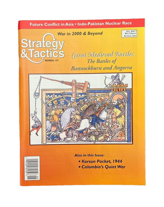 Strategy & Tactics Wargame Magazine #197 The Battle Of Bannockburn And Angorra