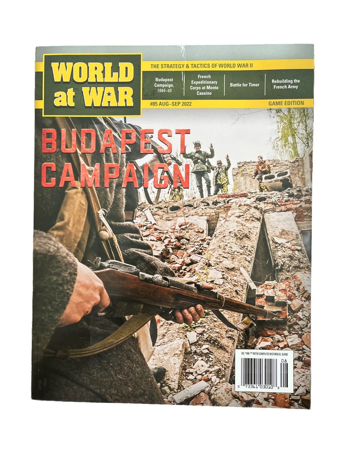 World at War Magazine #85 With Historical Military War Game - Budapest Campaign