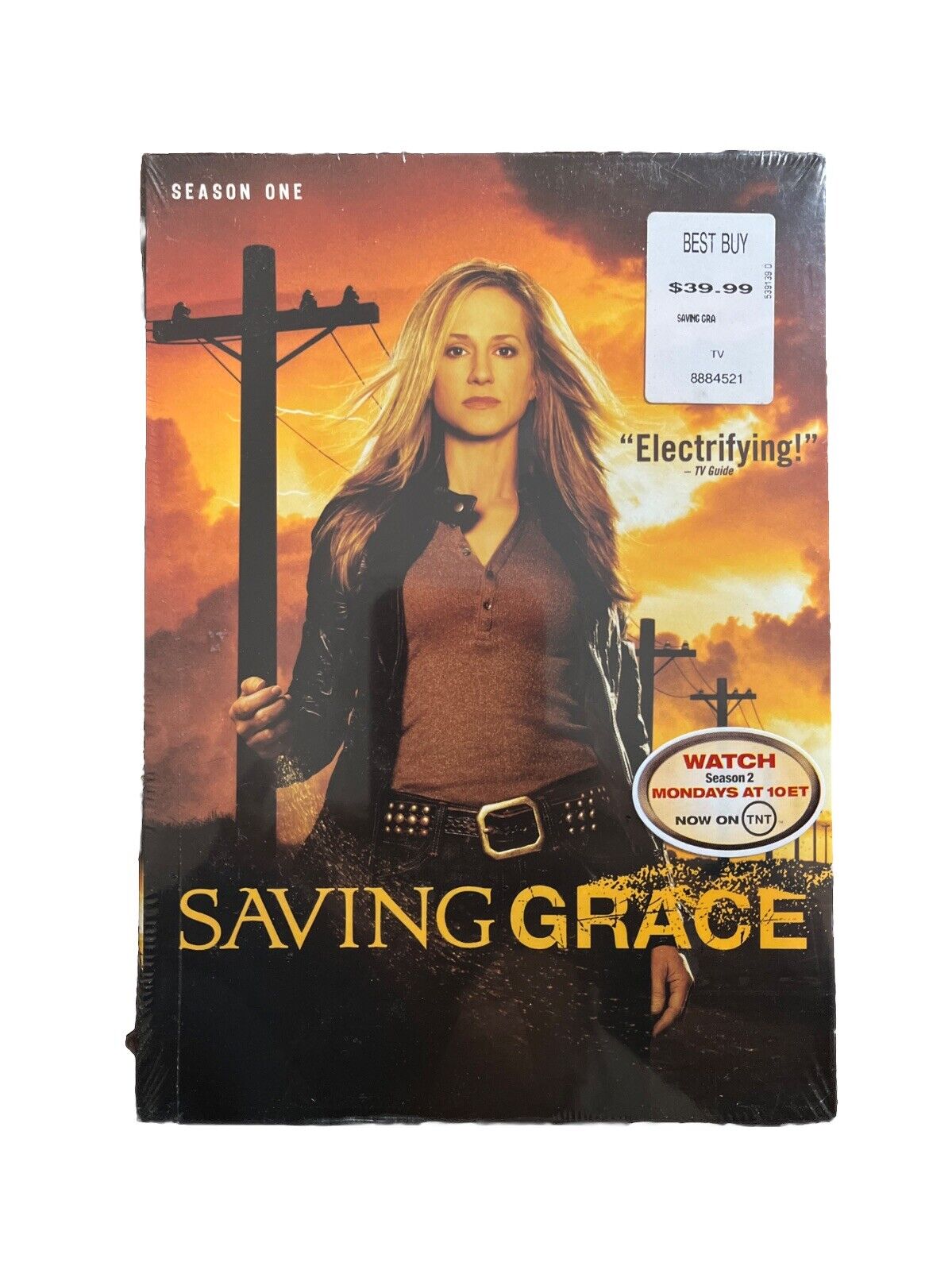 Vintage Collectable TV Show Saving Grace: Season 1 (2008,DVD) Holly Hunter