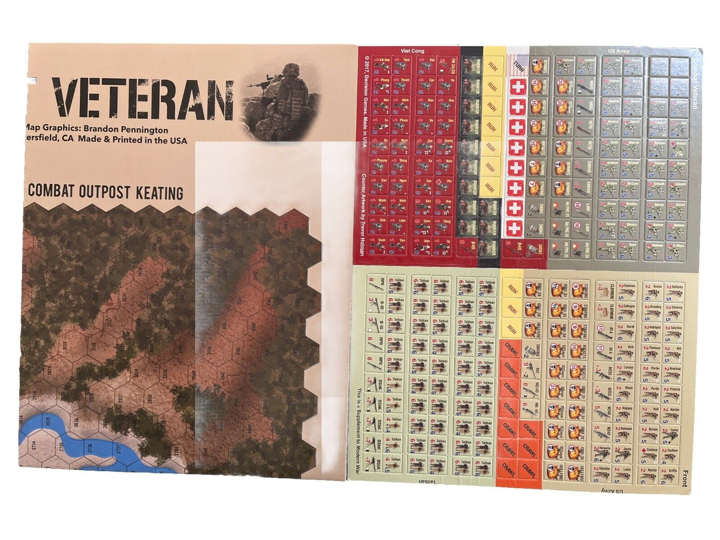 Modern War Magazine #31 With Historical Military War Board Game - Combat Veteran