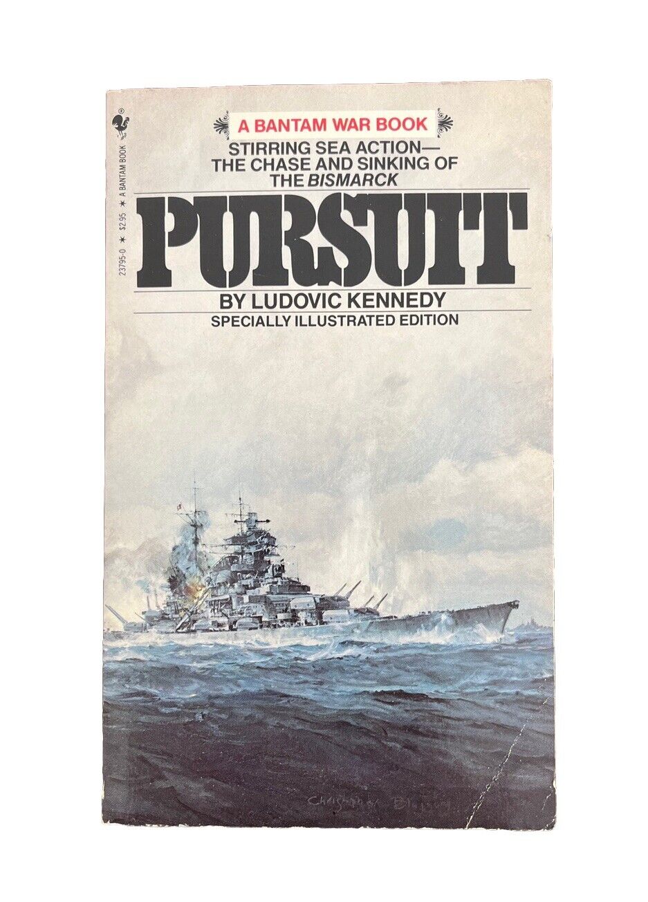 Classic Collectable Military Sea Battle Book Pursuit by Ludovic Kennedy