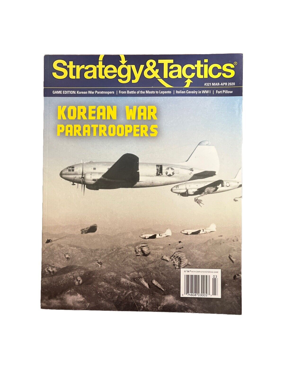 Strategy & Tactics Magazine #321 & Historical War Game -Korean War Paratroopers