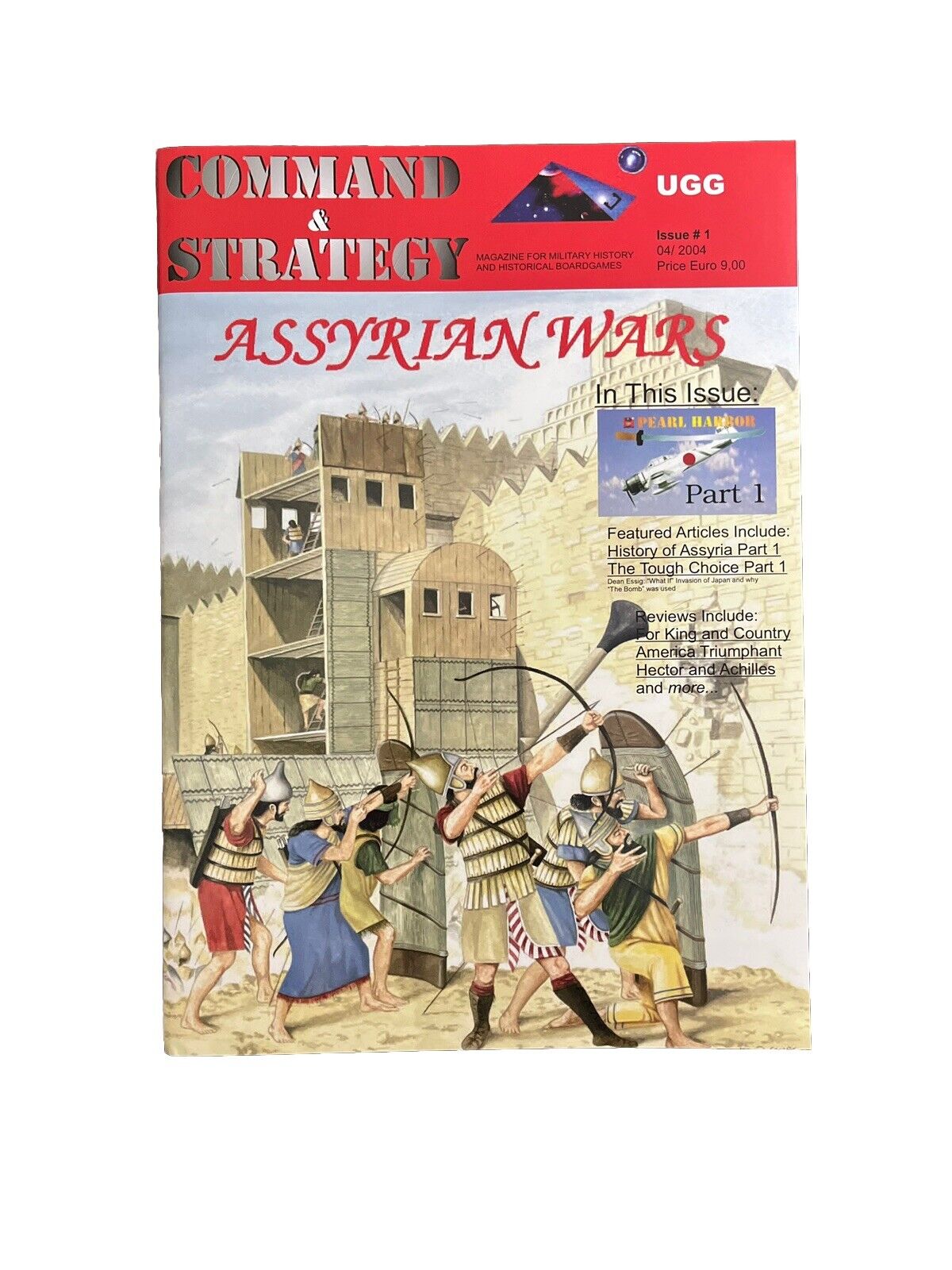 Command & Strategy Magazine With Complete Historical War Game #1 Assyrian Wars