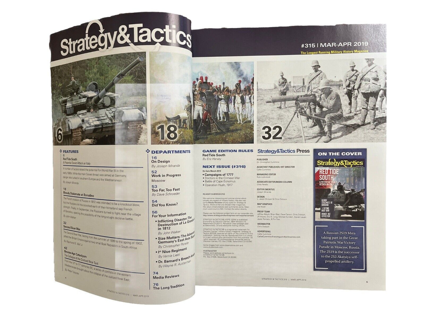 Strategy & Tactics Magazine #315 With Historical War Game - Red Tide South