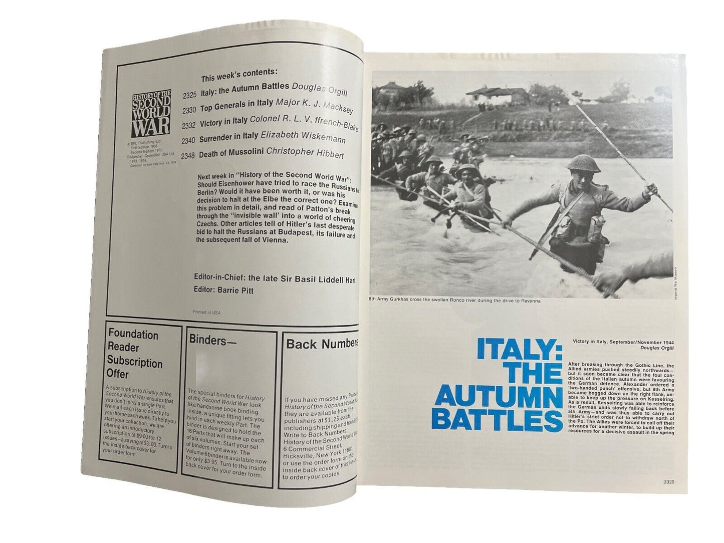 History of the Second World War Collectable Magazine Part 84 Victory in Italy