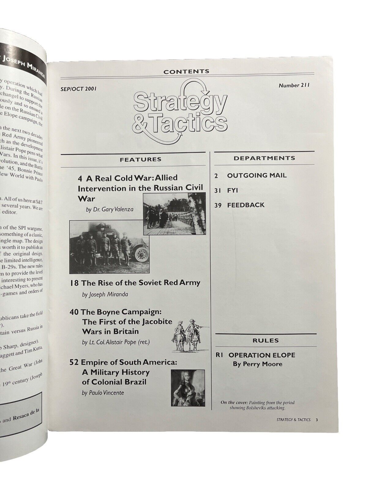 Strategy & Tactics Wargame Magazine #211 Allied Intervention Russian Civil War