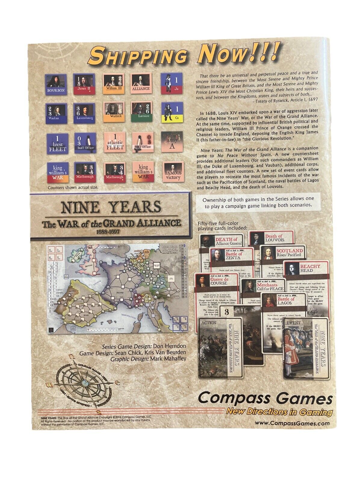 Compass Games Paper Wars #85 With War Game Russia Falling: The Coming Civil War