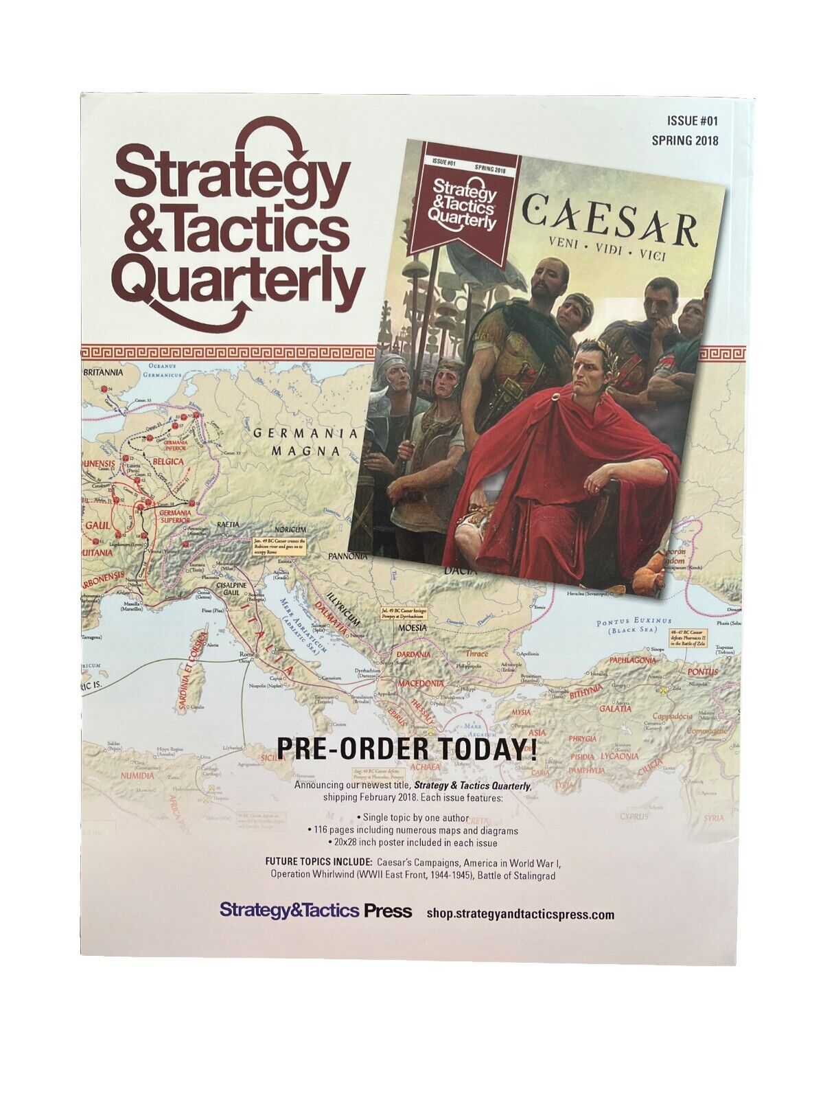 Collectable World At War Game Magazine #58 Feb-Mar 2018 - STALIN MOVES WEST