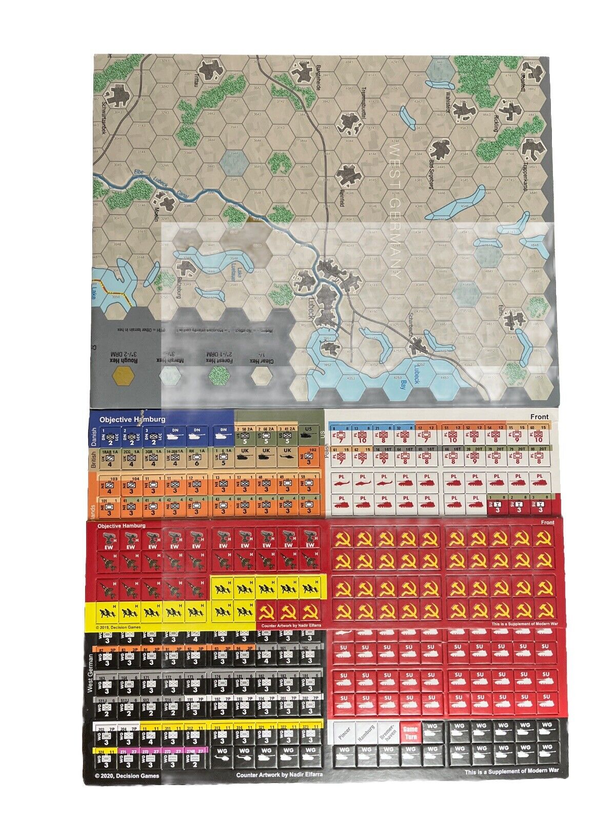 Modern War Magazine #55 With Board Game - Objective Hamburg 7 Days To The Rhine