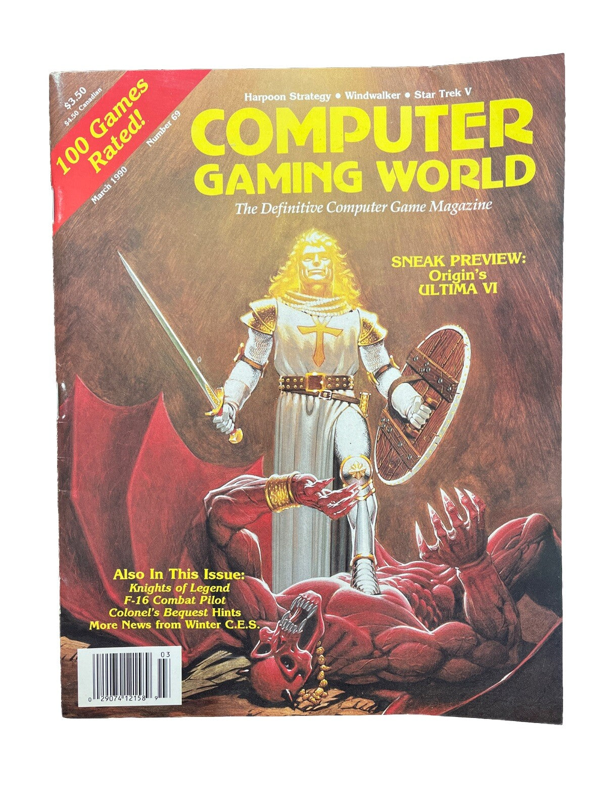 Computer Gaming World Magazine #69 March 1990 Sneak Preview: Origin’s Ultima VI