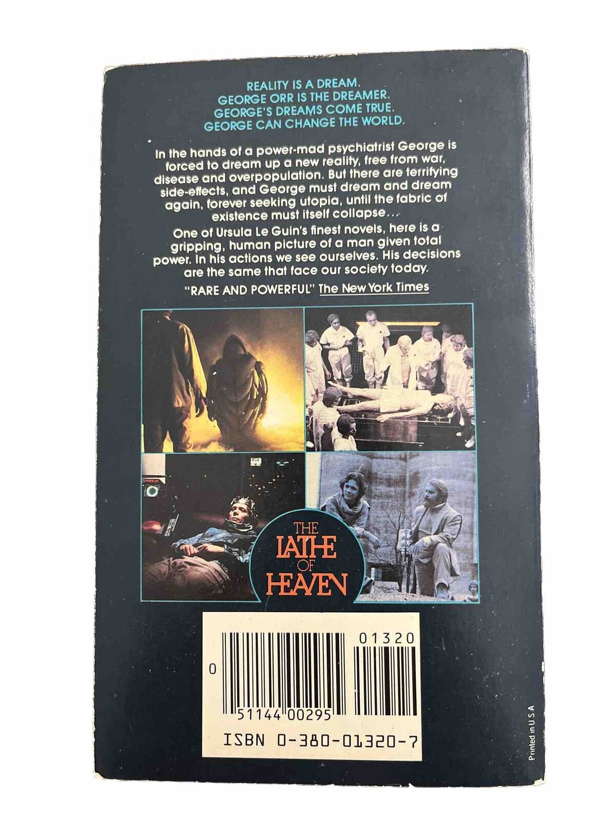 Ursula K. Le Guin The Lathe of Heaven Vintage AVON Sci-Fi Paperback Book 1973