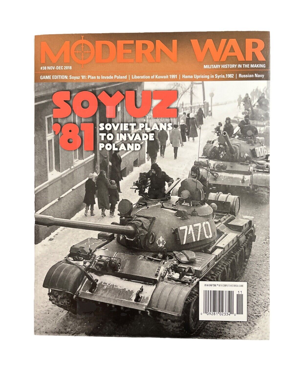 Modern War Magazine #38 With Historical Military Board Game - Soyuz 81