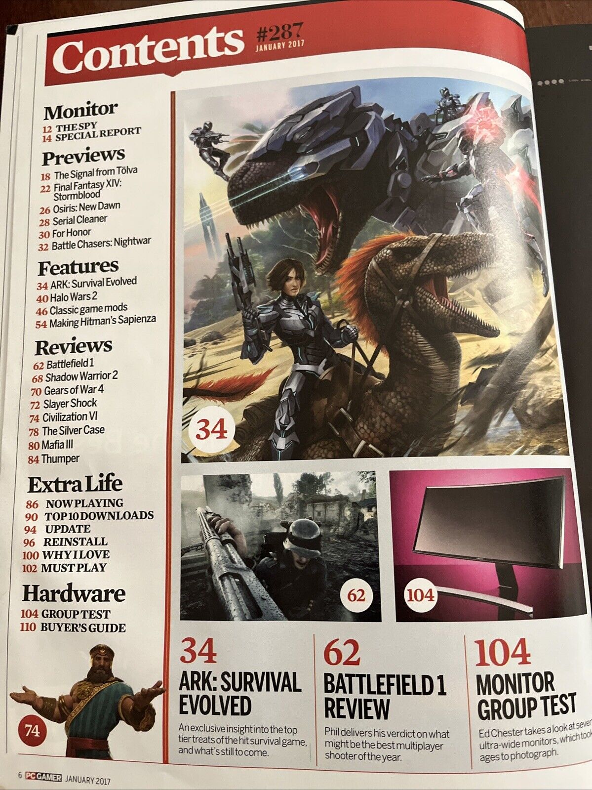 The Future Of Ark Survival Evolved PC GAMER Video GameMagazine January 2017 #287