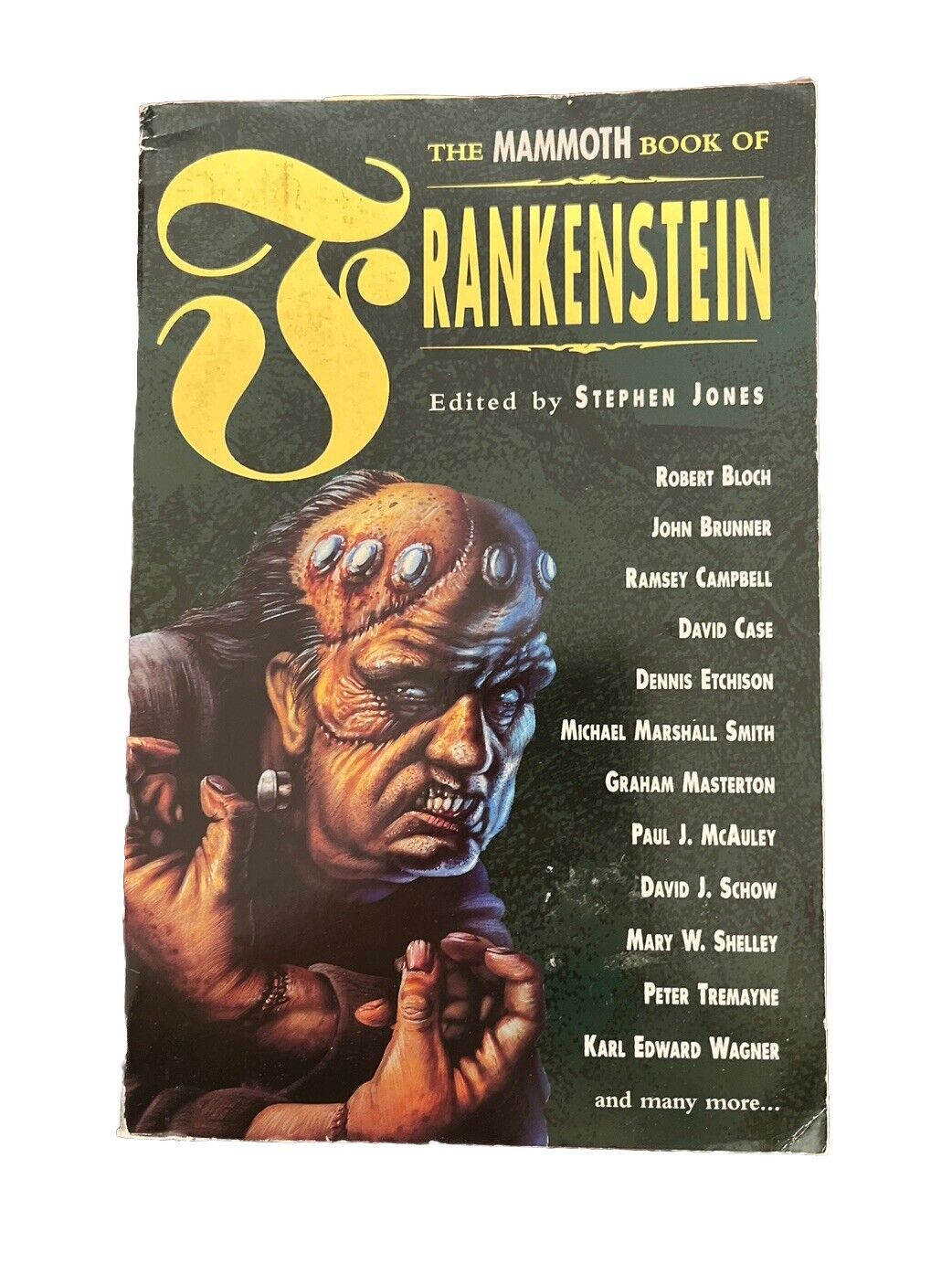 Vintage Novel Collection The Mammoth Book of Frankenstein by Jones Paperback