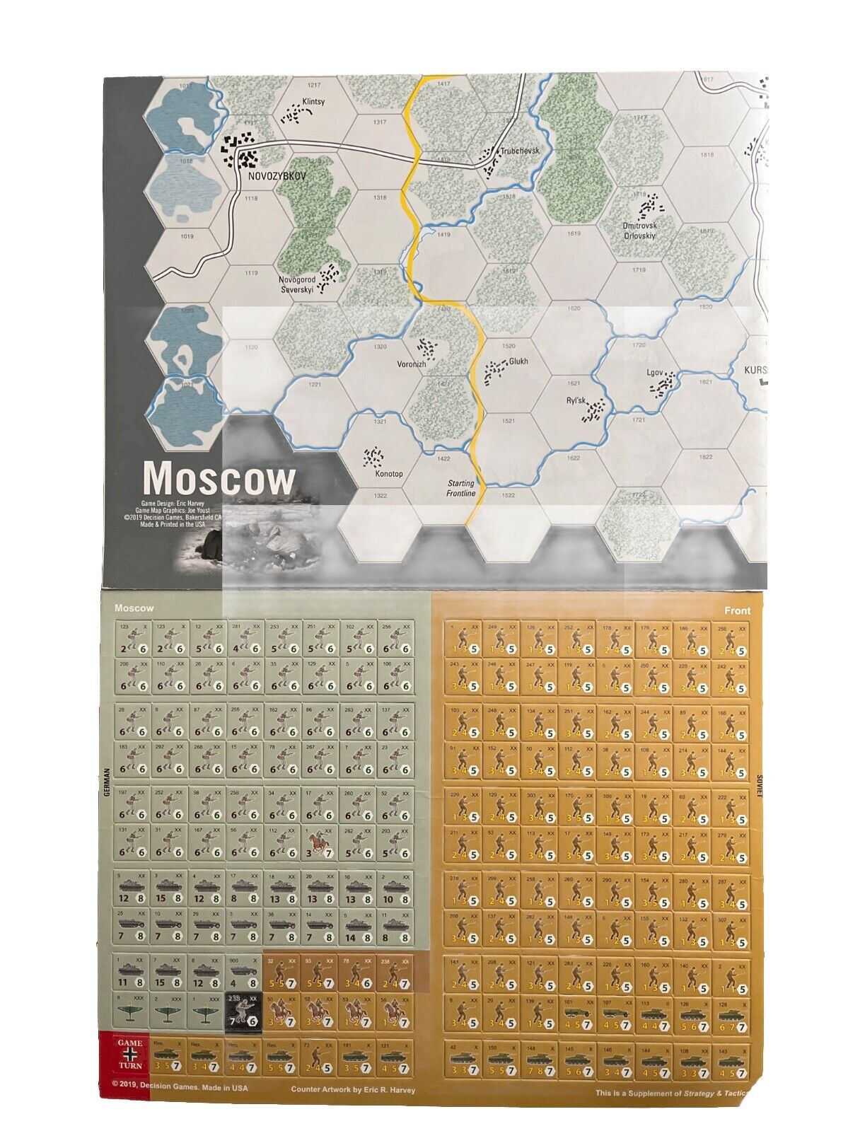 Strategy & Tactics Military History Magazine #317 With A War Game - Moscow 1941