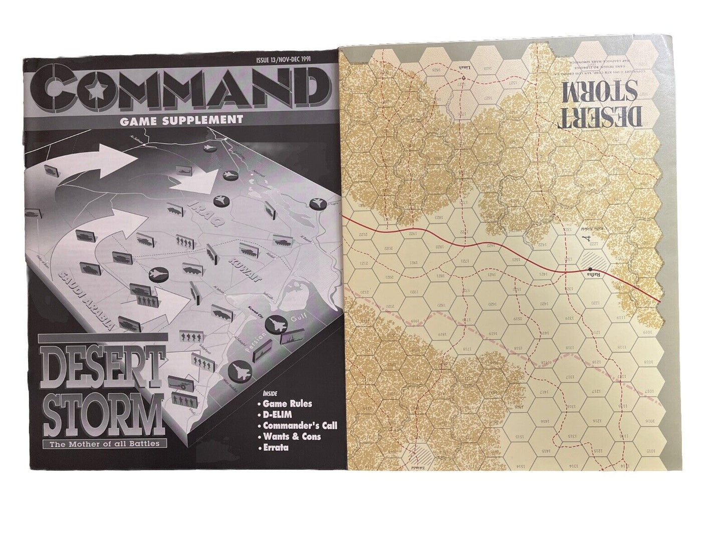 XTR Vintage Collectable Command Wargaming Magazine #13 Nov 1991 - Desert Storm