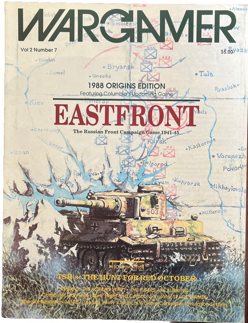 Historical Vintage The Wargamer Magazine - Vol 2 #7 August 1988 - Eastfront