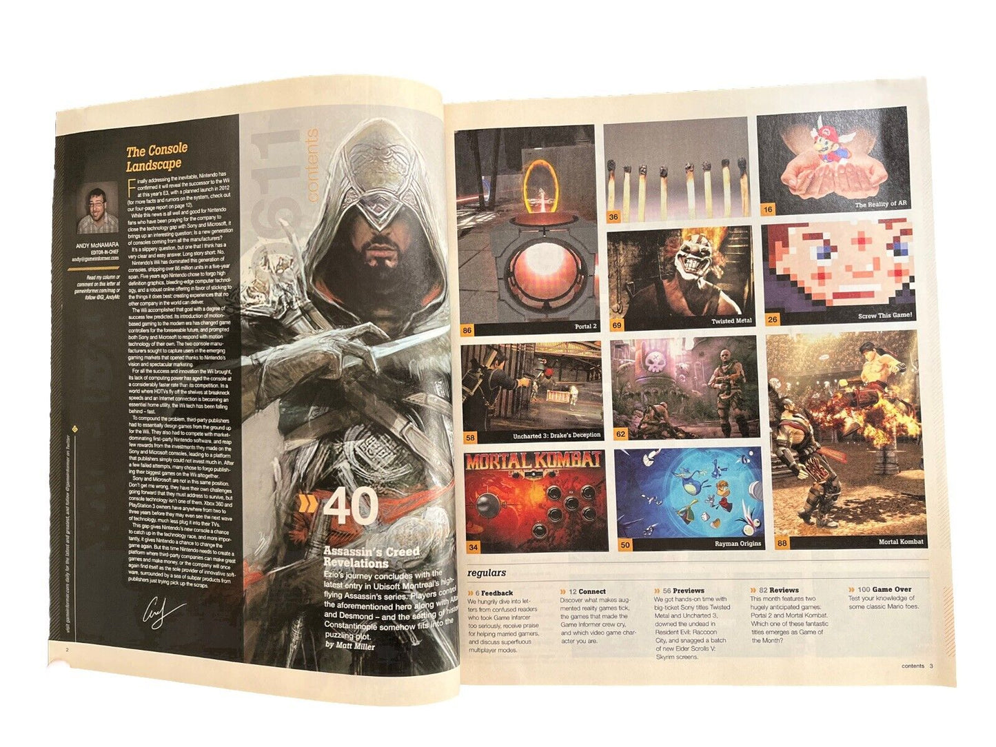 June 2011 Game Informer Video Game Magazine #218 Assassin’s Creed Revelations