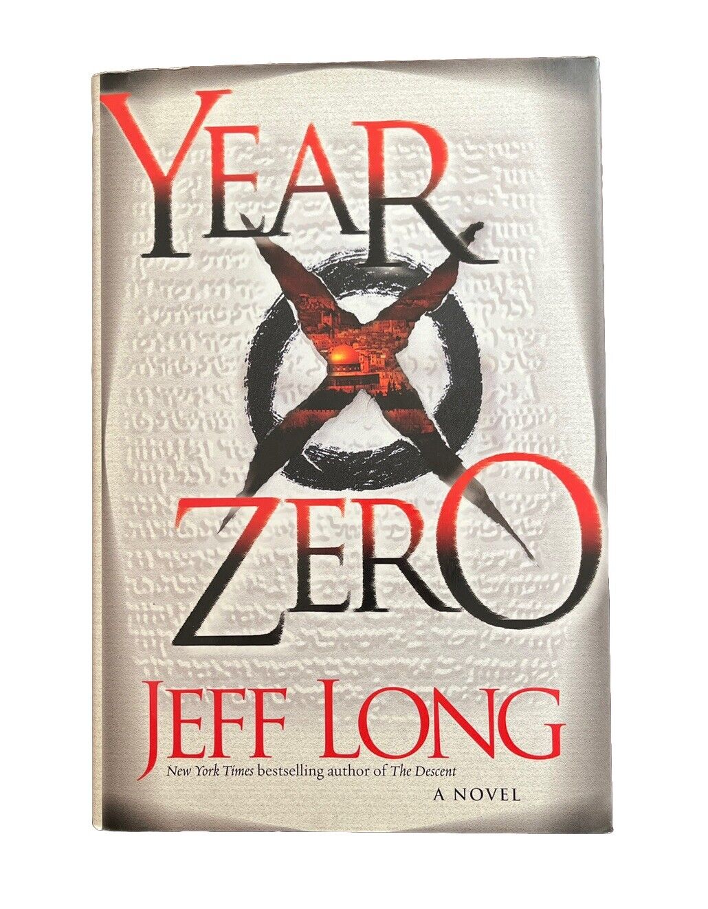 Vintage Collectable Fiction Novel Book Year Zero by Jeff Long Hardcover