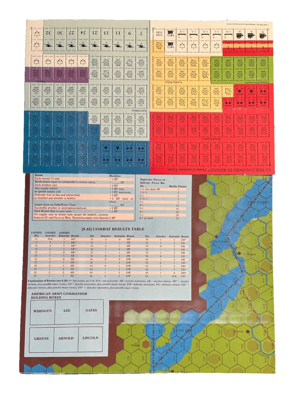 Strategy & Tactics wargaming magazines #104 13:the Colonies In Revolt Game