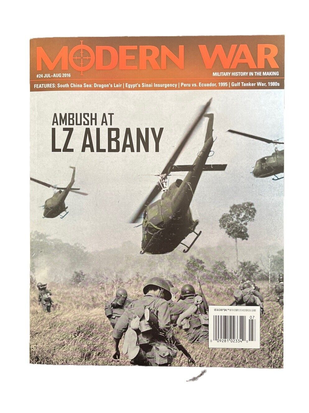 Decision Games Modern War Historical Games Magazine #24 - Ambush at LZ Albany