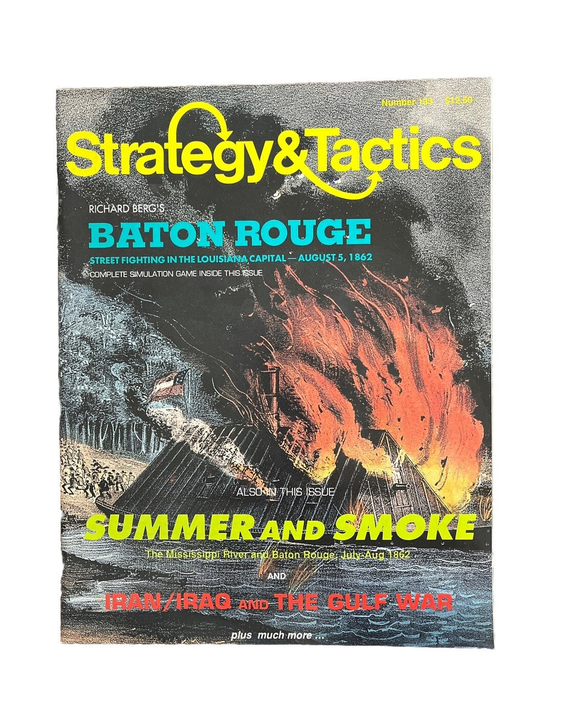Strategy & Tactics Historical Combat Wargame Magazine #133 1990 Baton Rouge
