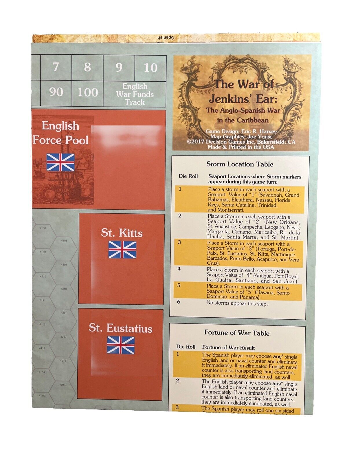 Decision Game Strategy & Tactics Magazine #308 The War of Jenkins' Ear 1739-1748