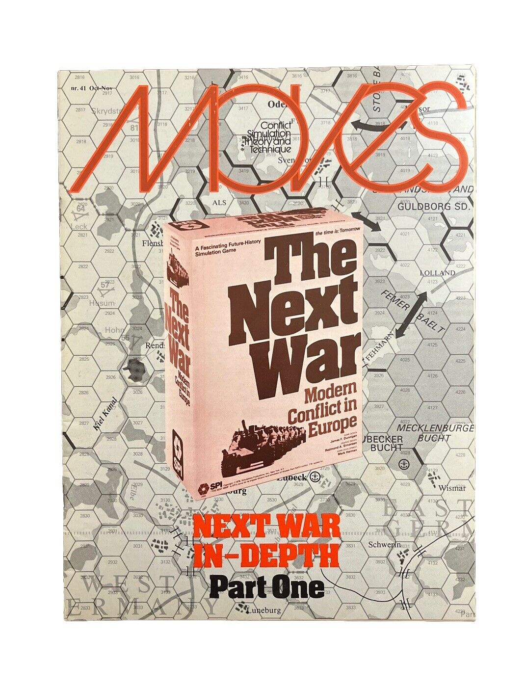 SPI Moves Magazine #41 Oct-Nov 1978 Tabletop Vintage WarGame - The Next War