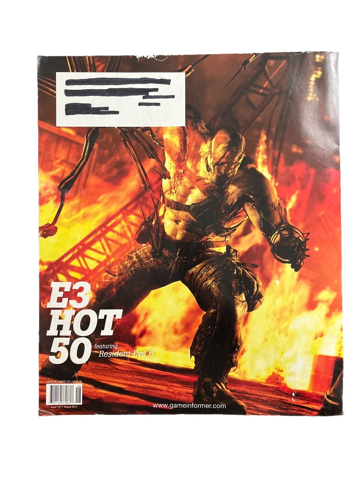 August 2012 Game Informer #232 Collectable Video Game Magazine E3 HOT 50