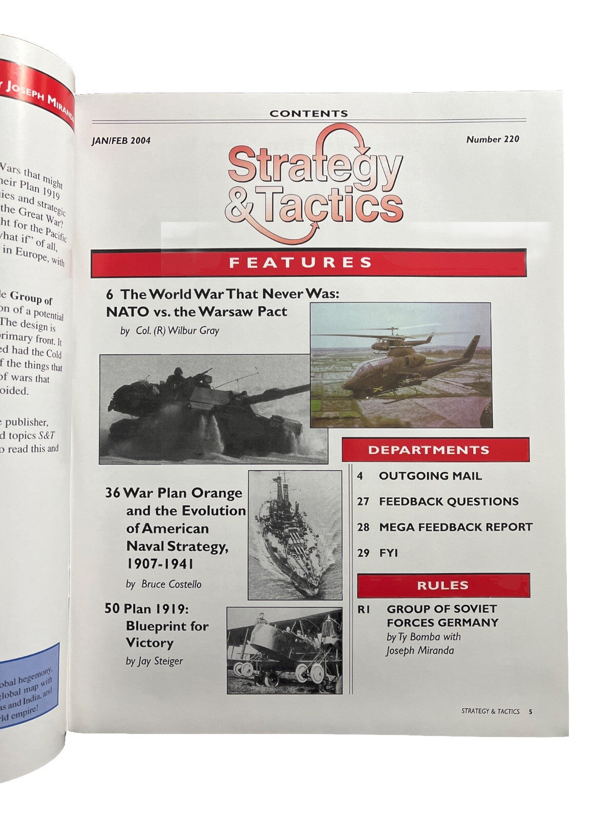 Strategy & Tactics Wargame Magazine #220 News Flash: Soviets Invade Germany!
