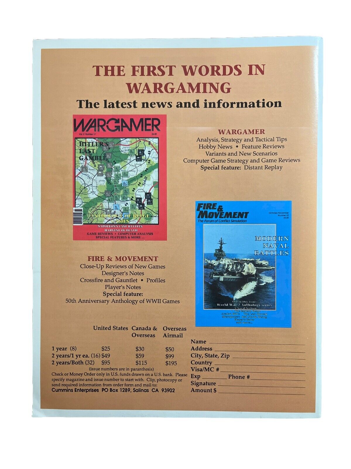 XTR Collectable Command Wargaming Magazine #5 Jul-Aug 1990 - Vietnam