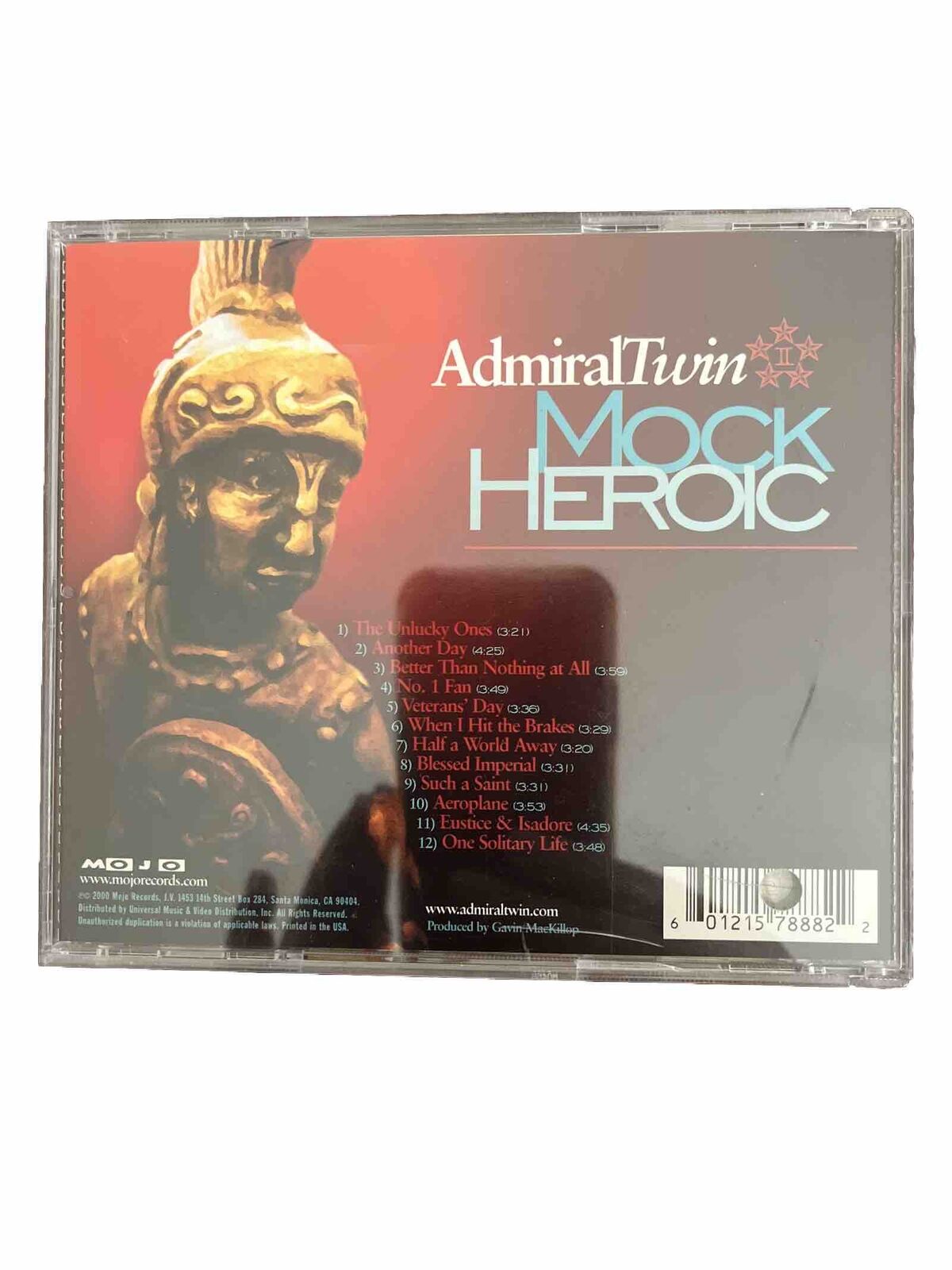 Mock Heroic by Admiral Twin (CD, Oct-2001, Mojo Music (Independent))