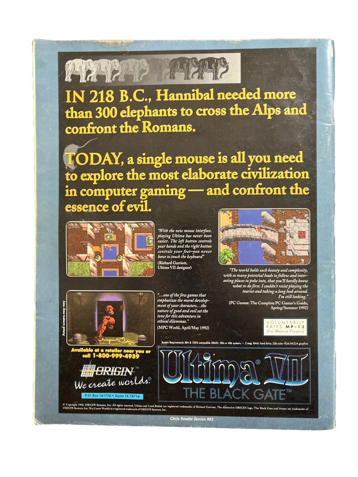 Computer Gaming World Strategy Magazine #97 Walt Disney Software’s Stunt Island