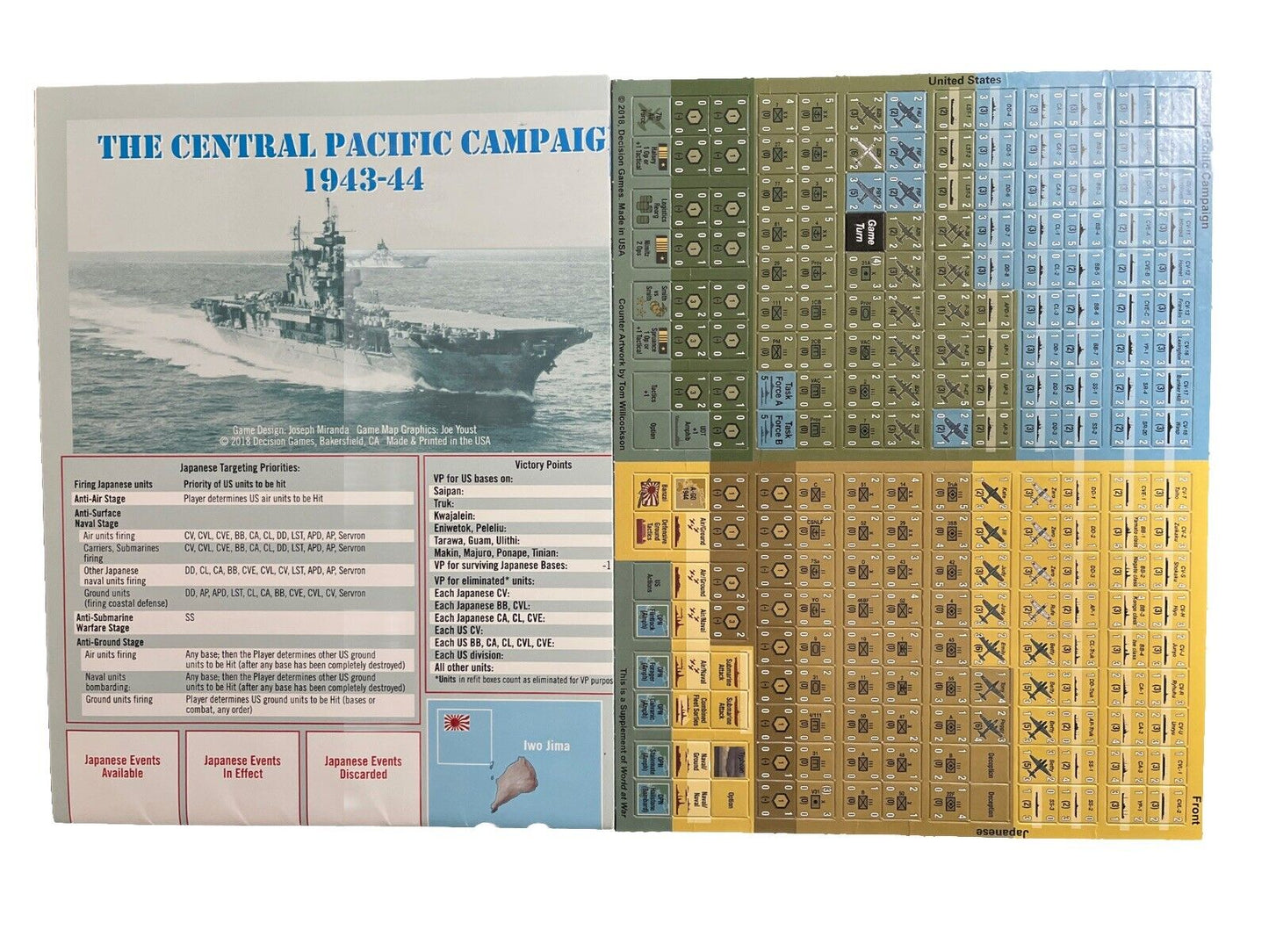 WORLD AT WAR Magazine #63 With Board Game - Central Pacific Campaign 1943-1944