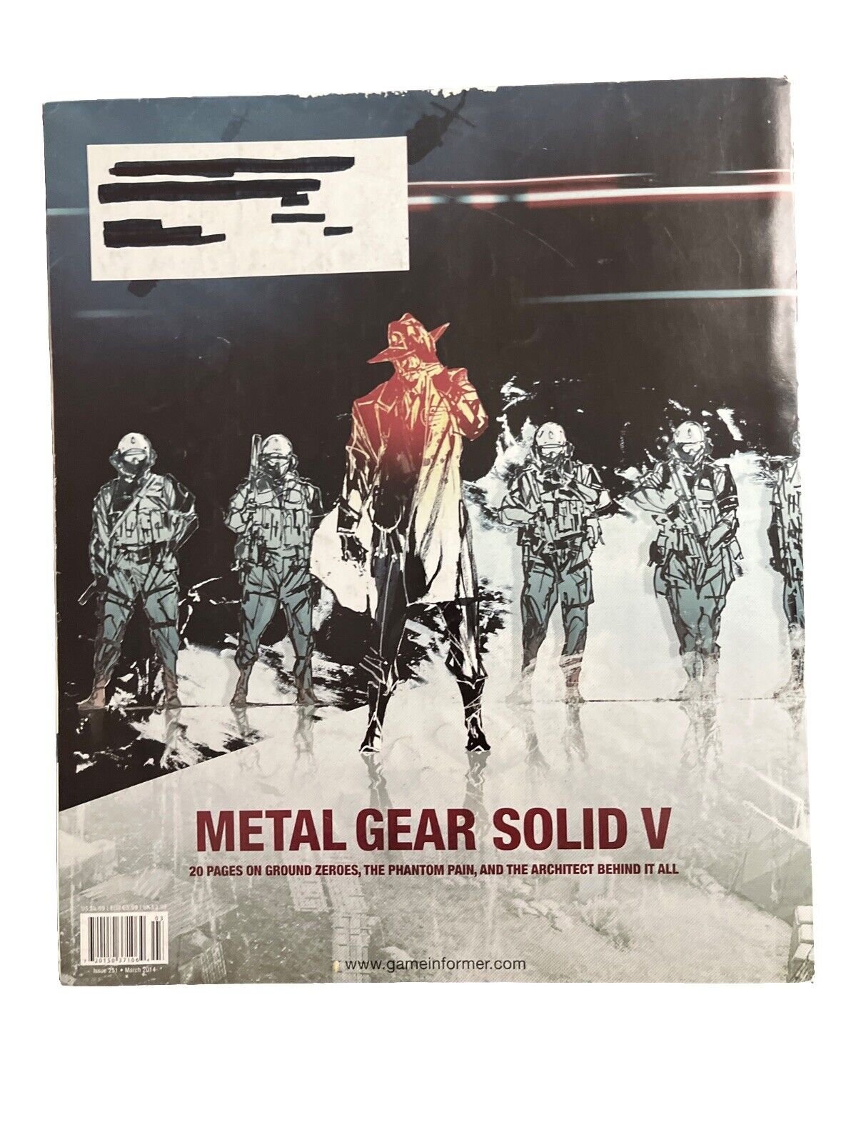 March 2014 Game Informer #251 Video Game Magazine Metal Gear Solid V