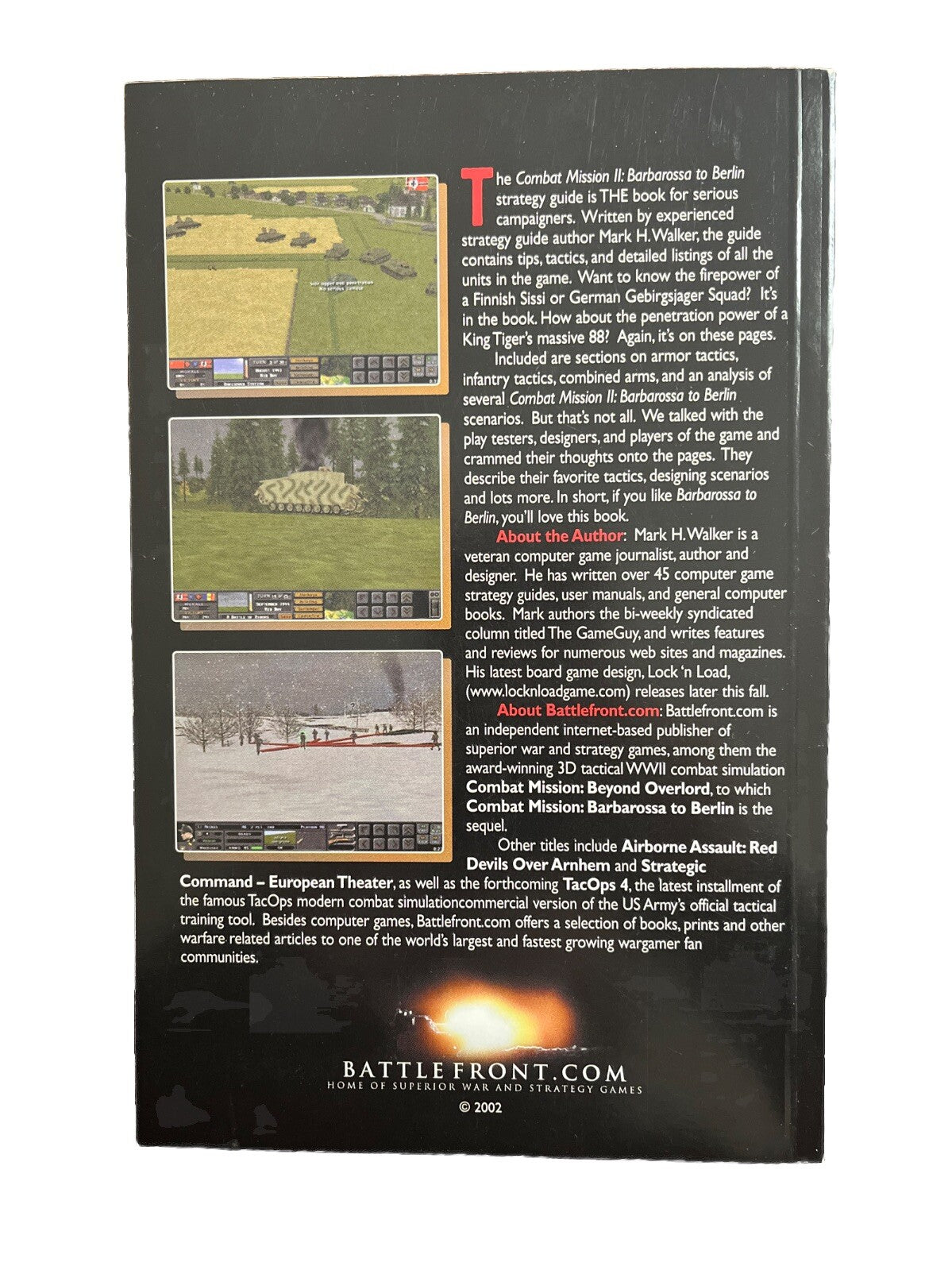 Combat Mission Barbarossa To Berlin: Strategy Guide Mark H. Walker Battle Front