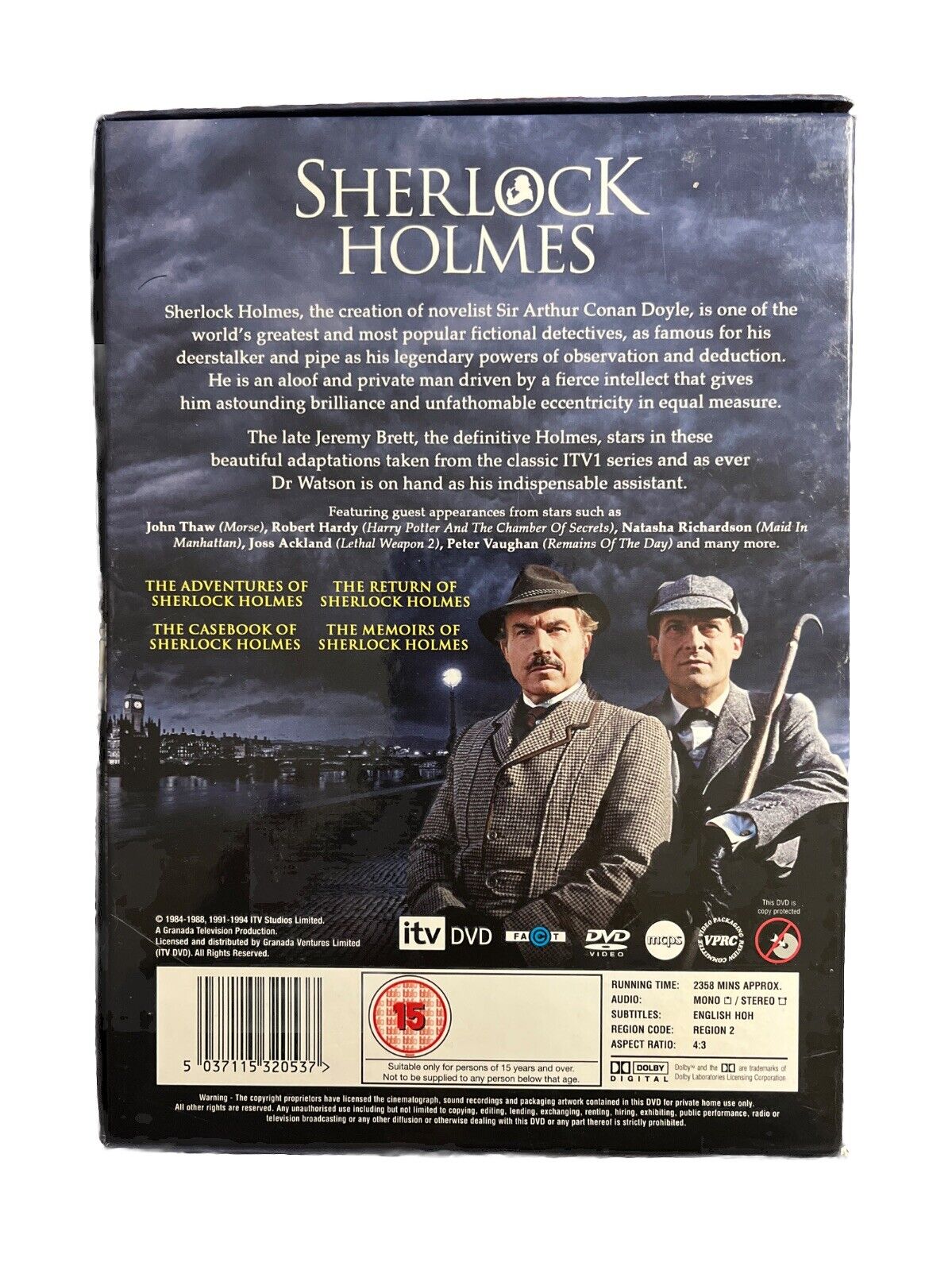 Classic Collectable Mystery Series Sherlock Holmes: The Complete Collection DVD