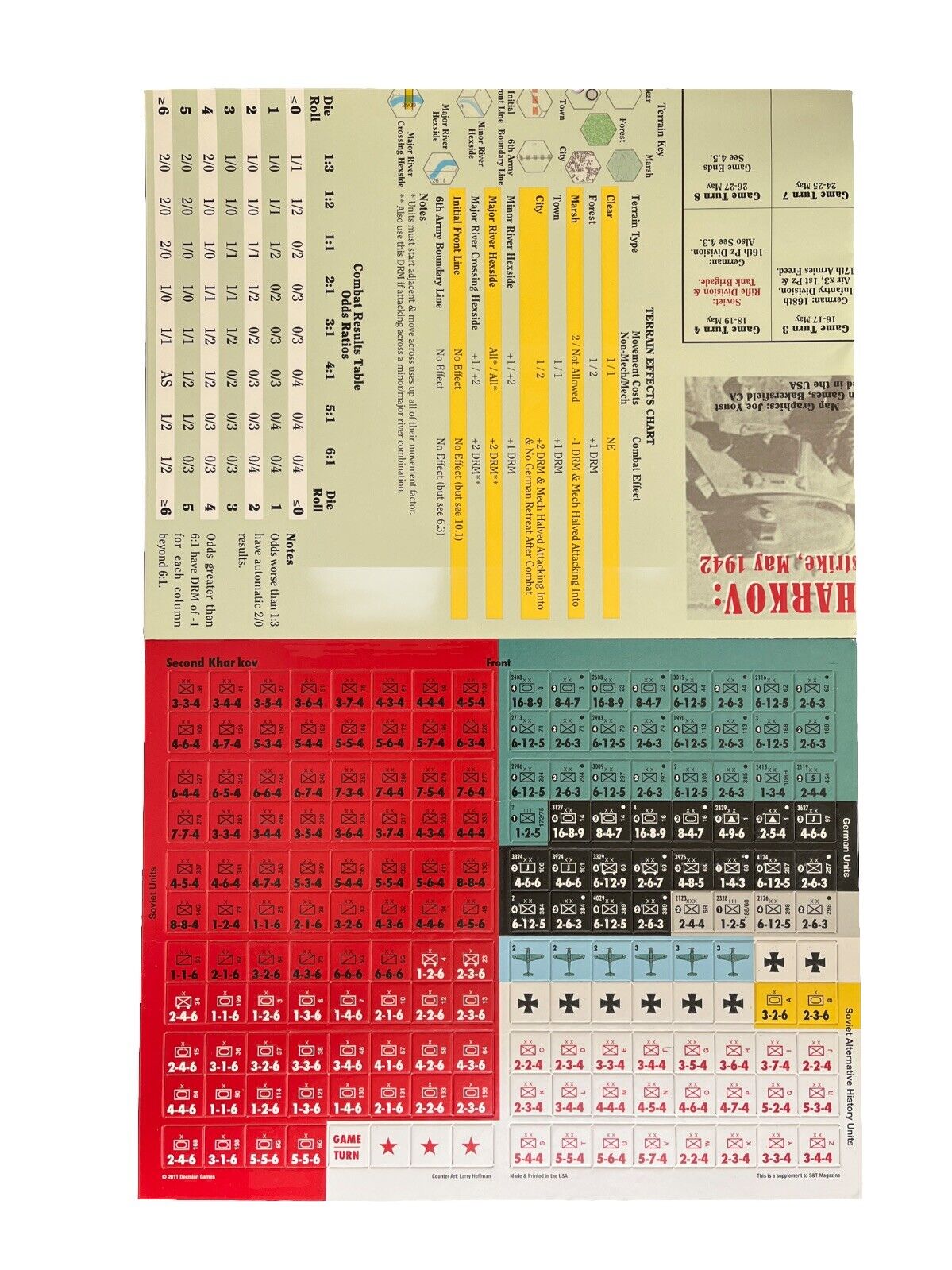 Strategy & Tactics Magazine #271 With Wargame - Second Battle Of Kharkov, 1942