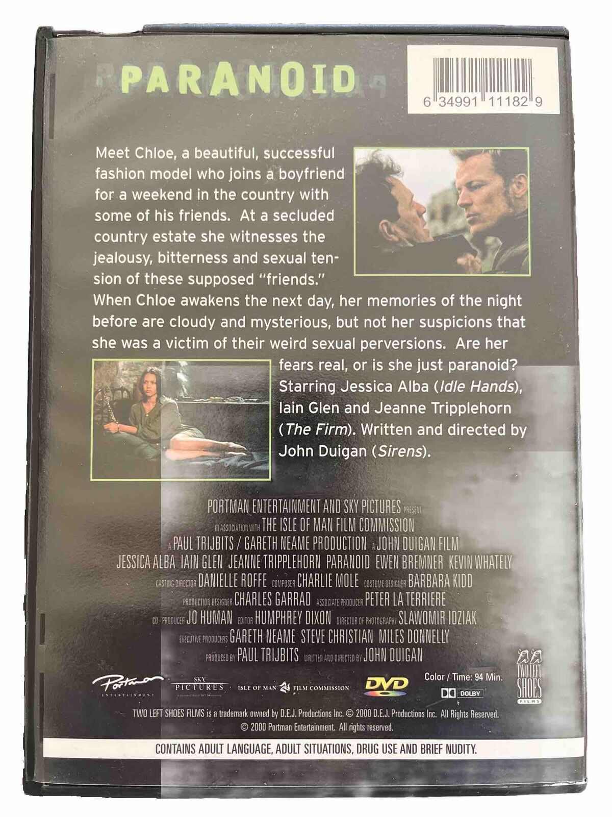 Paranoid (DVD, 2001)