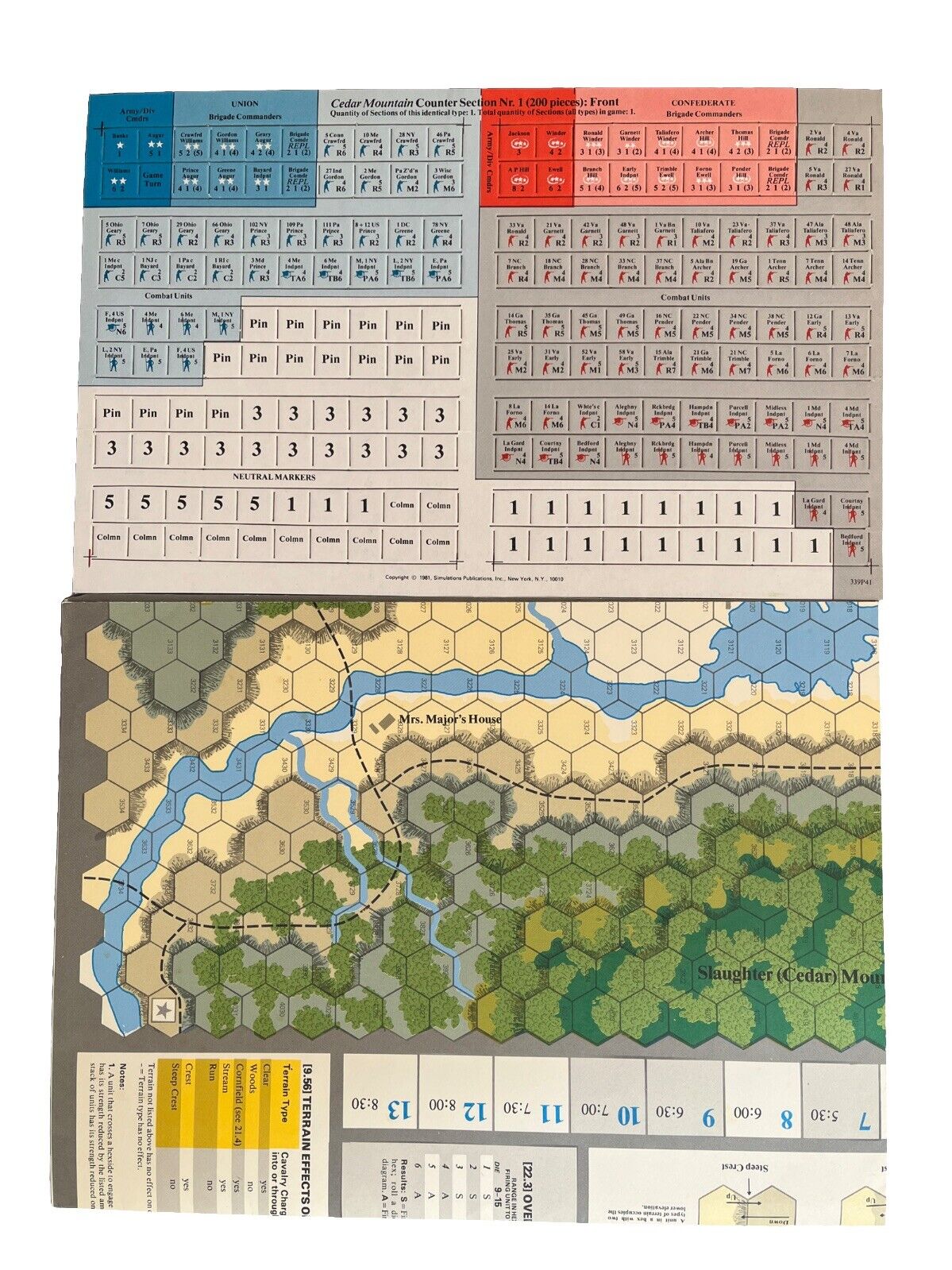 Collectable Vintage SPI Strategy&Tactics Wargaming Magazine #86 - Cedar Mountain