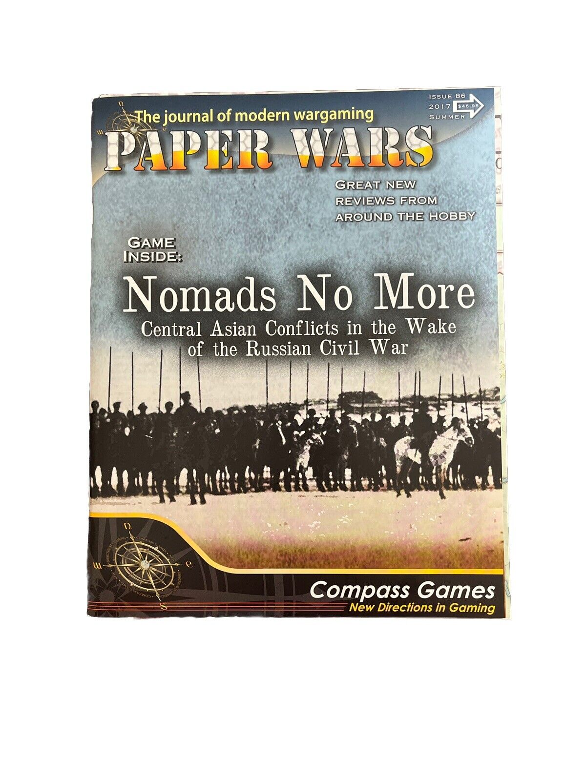 Compass Paper Wars Magazine #86 With Complete Historical War - Nomads No More