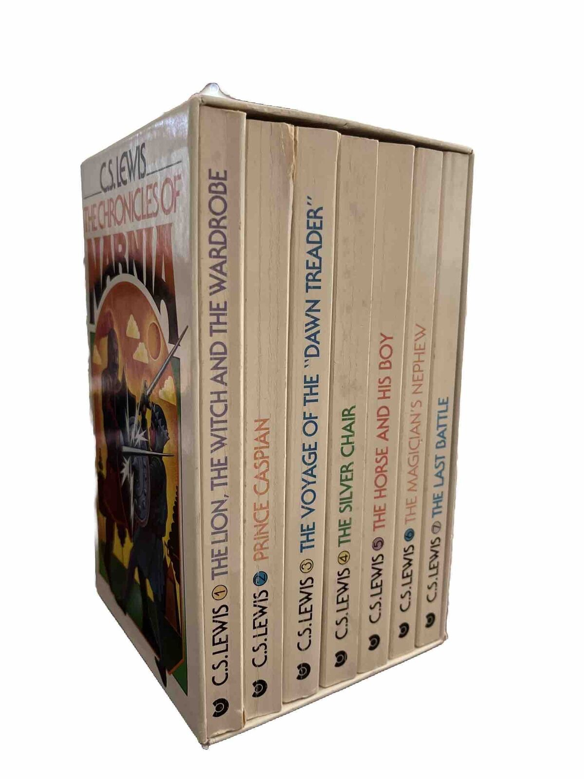 The Chronicles Of Narnia Book Set 1-7 CS Lewis Vintage 1970