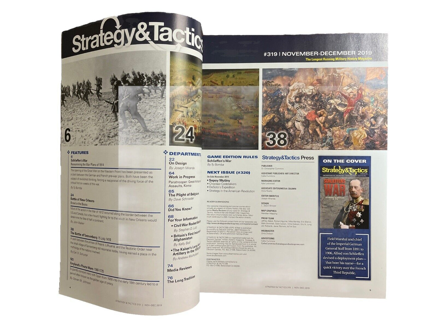 Strategy & Tactics Magazine #319 With Historical War Game - SCHLIEFFEN’S WAR