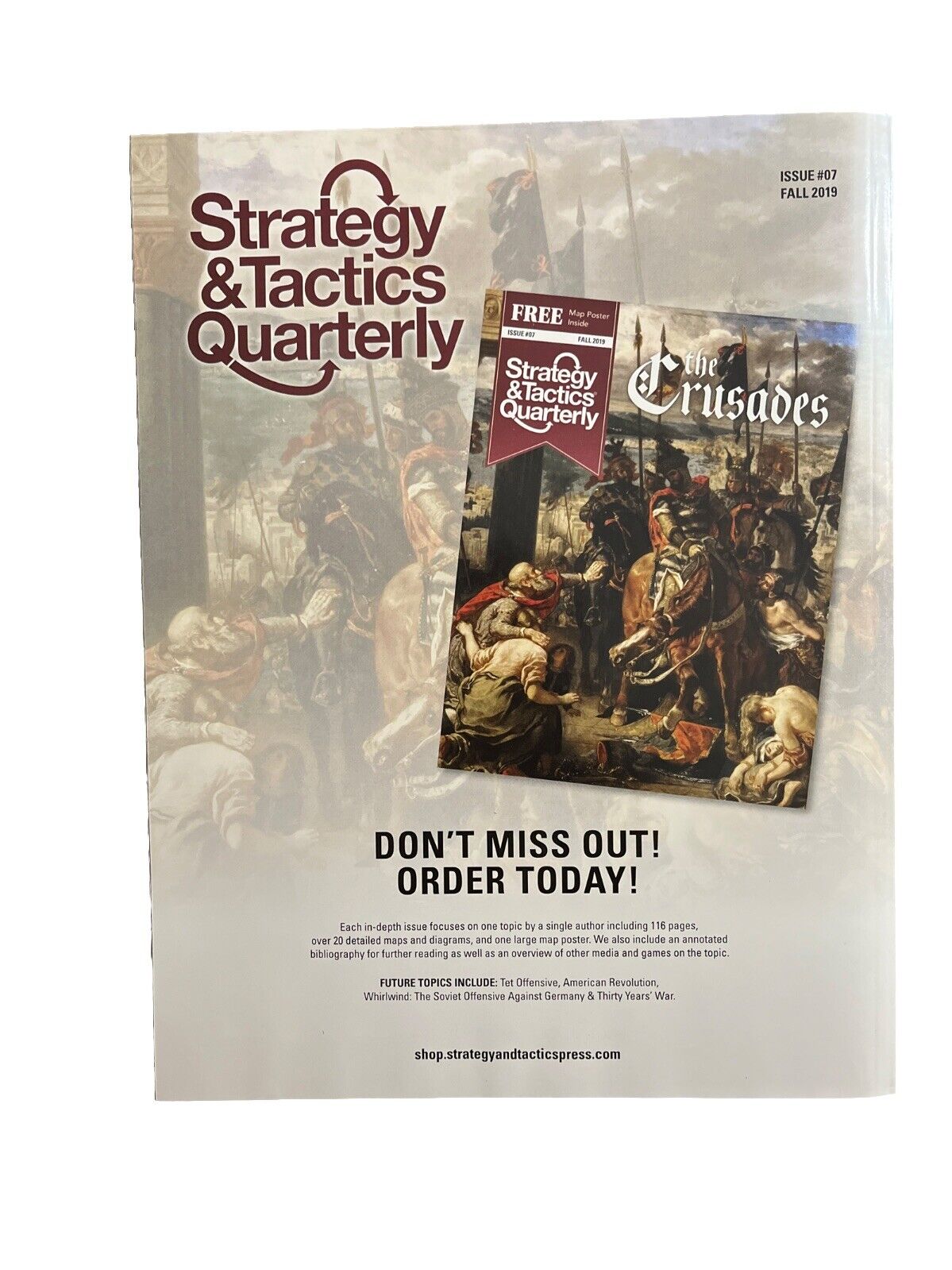 Strategy & Tactics Magazine #318 With Military History War Game - Constantinople